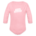 vaterfreuden Longsleeve Baby Bodysuit - Hellrosa