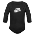 vaterfreuden Longsleeve Baby Bodysuit - Schwarz