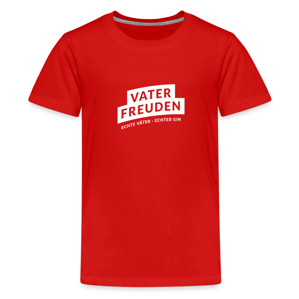 vaterfreuden T-Shirt Teenager - red