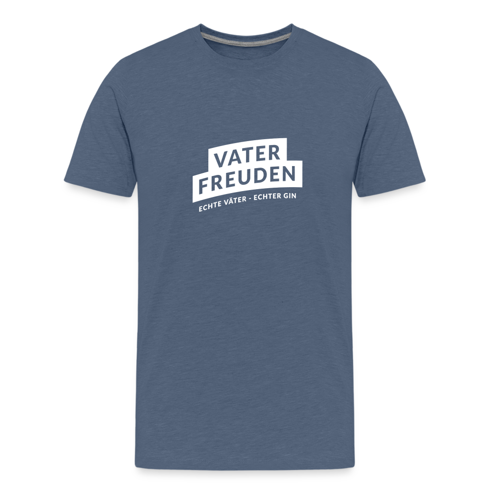 vaterfreuden T-Shirt Teenager - heather blue
