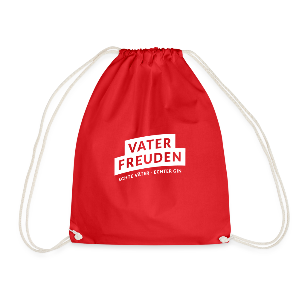 vaterfreuden Drawstring Bag - red