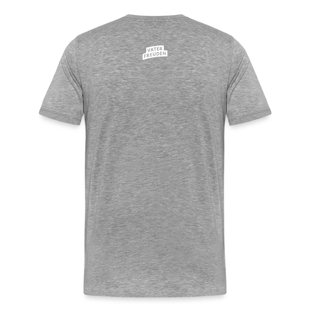 vaterfreuden T-Shirt Nummer Eins Men - heather grey