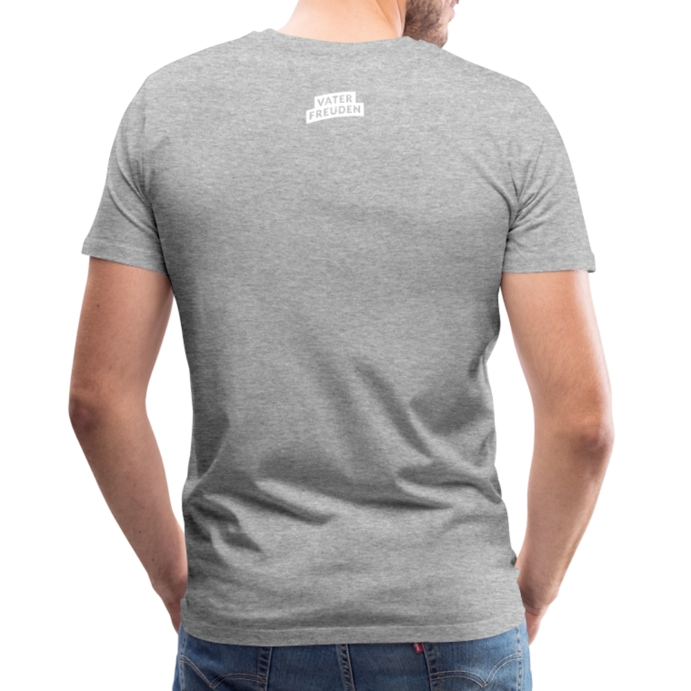 vaterfreuden T-Shirt Nummer Eins Men - heather grey