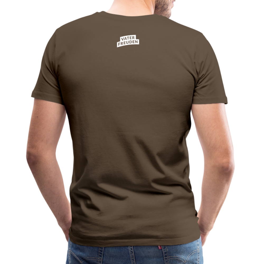 vaterfreuden T-Shirt Nummer Eins Men - noble brown