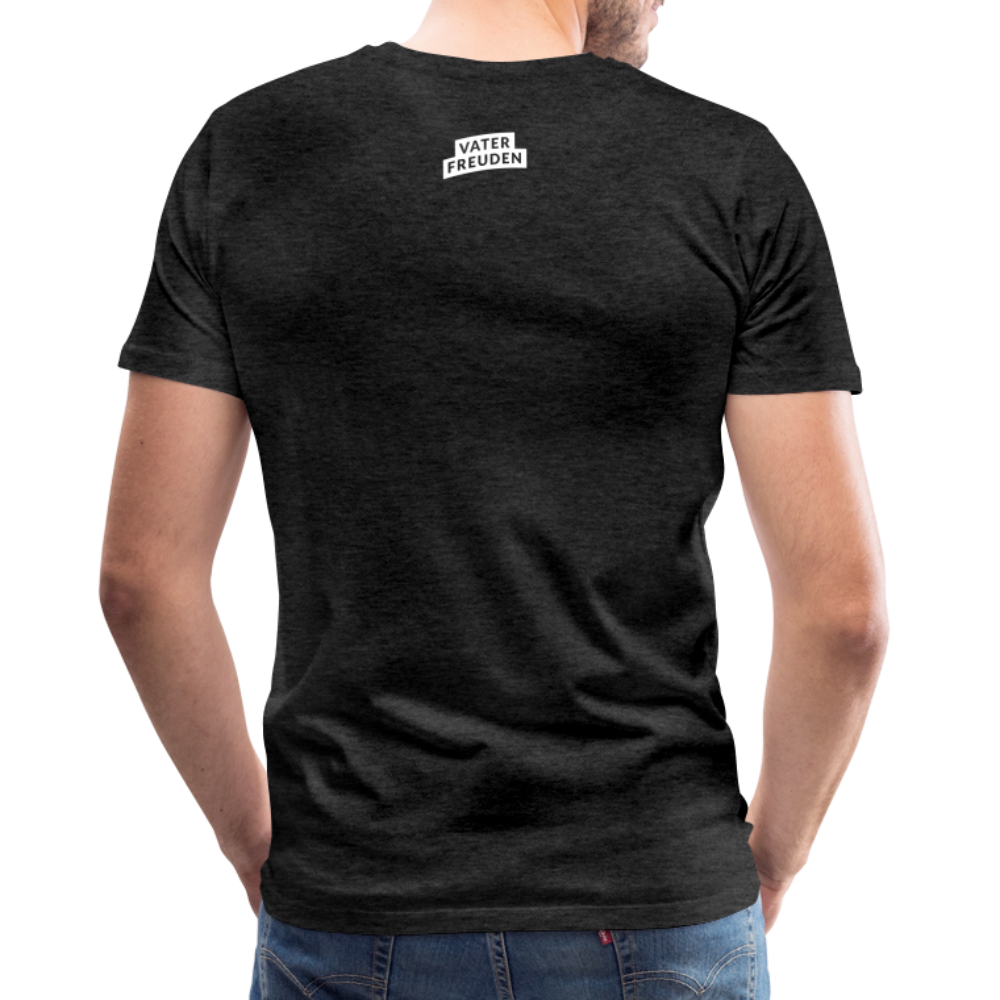 vaterfreuden T-Shirt Nummer Eins Men - charcoal grey
